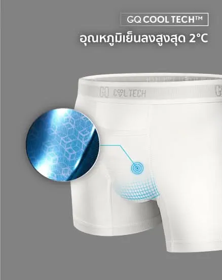 กล่องสุ่มกางเกงในไข่เย็น 3 ตัว Cool Tech™ All-Day Secure