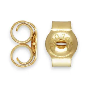 🆕🔗 Butterfly Earring Backs (Double Scroll) in 14ct Yellow Gold Filled | Pair 💍💍