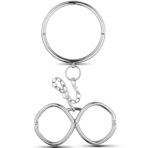 0243M   Hex Key Locking Steel Collar & Cuffs – Secure Metal Bondage System