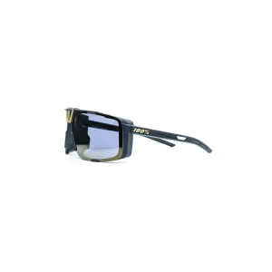100% Eastcraft Sunglasses - Soft Tact Black (Soft Gold Mirror Lens)