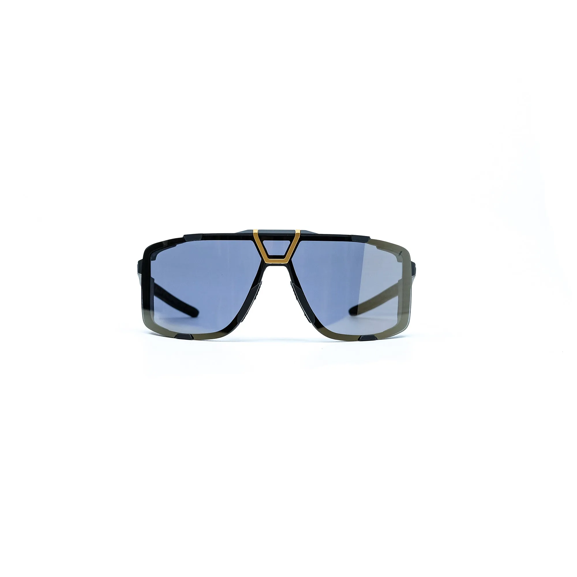 100% Eastcraft Sunglasses - Soft Tact Black (Soft Gold Mirror Lens)