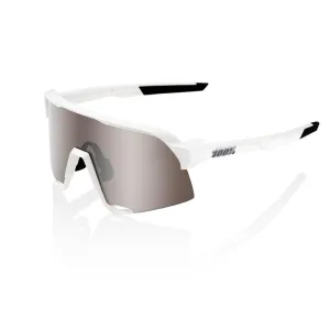 100% S3 - Matte White - HiPer Silver Lens