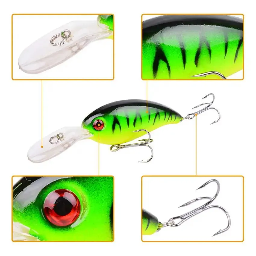 10cm 14g Crank Fishing Lure Crank bait Swim Bait Minnow