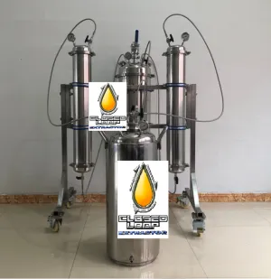 10LB Rack Mounted Dominator Closed Loop Extractor w/ Jacketed Solvent Tank