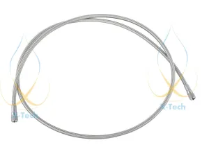 1.0m (39 ") Stainless steel 304 wire braided PTFE hose  for closed loop BHO extractor