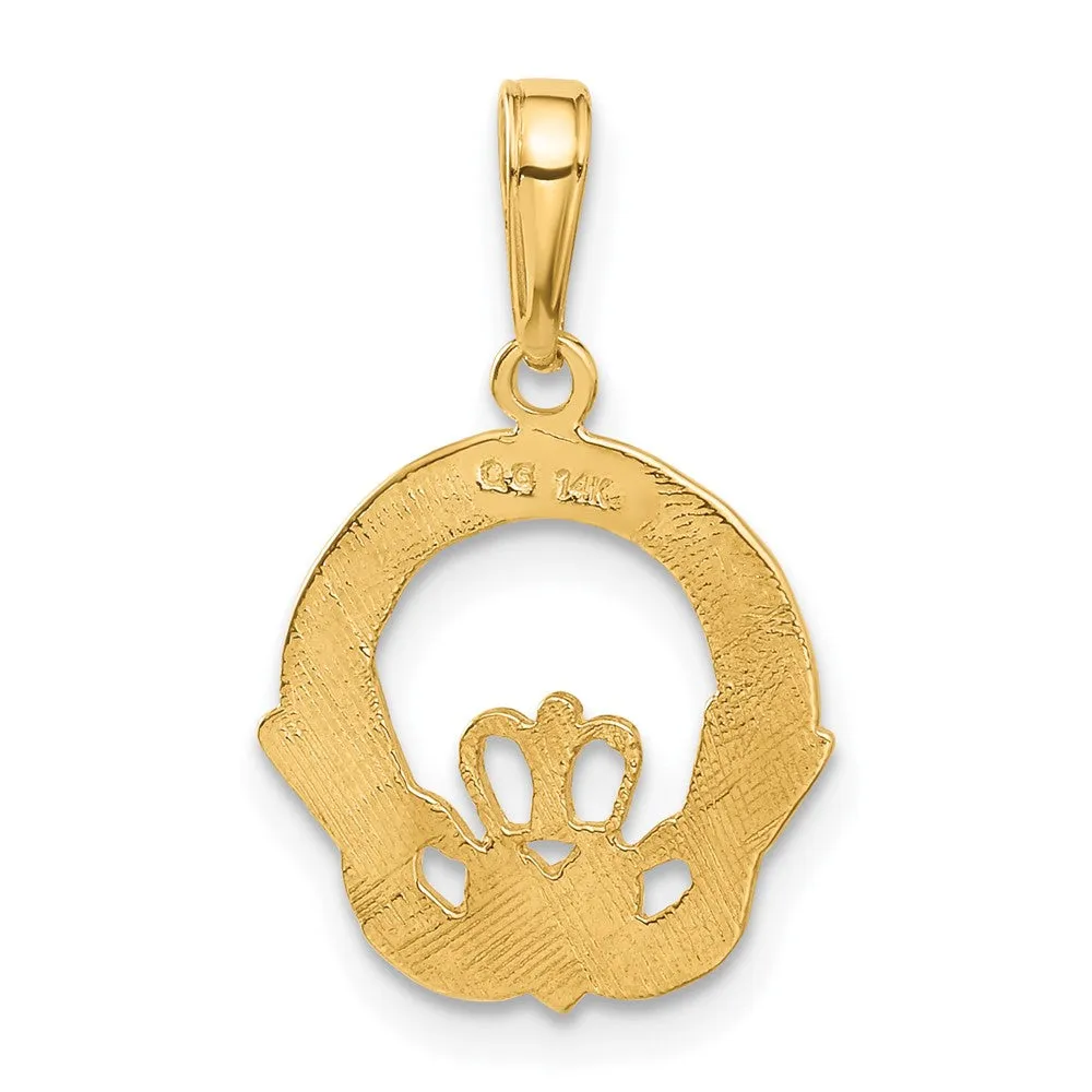 14k Claddagh Charm