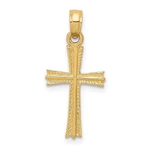 14K Cross Pendant