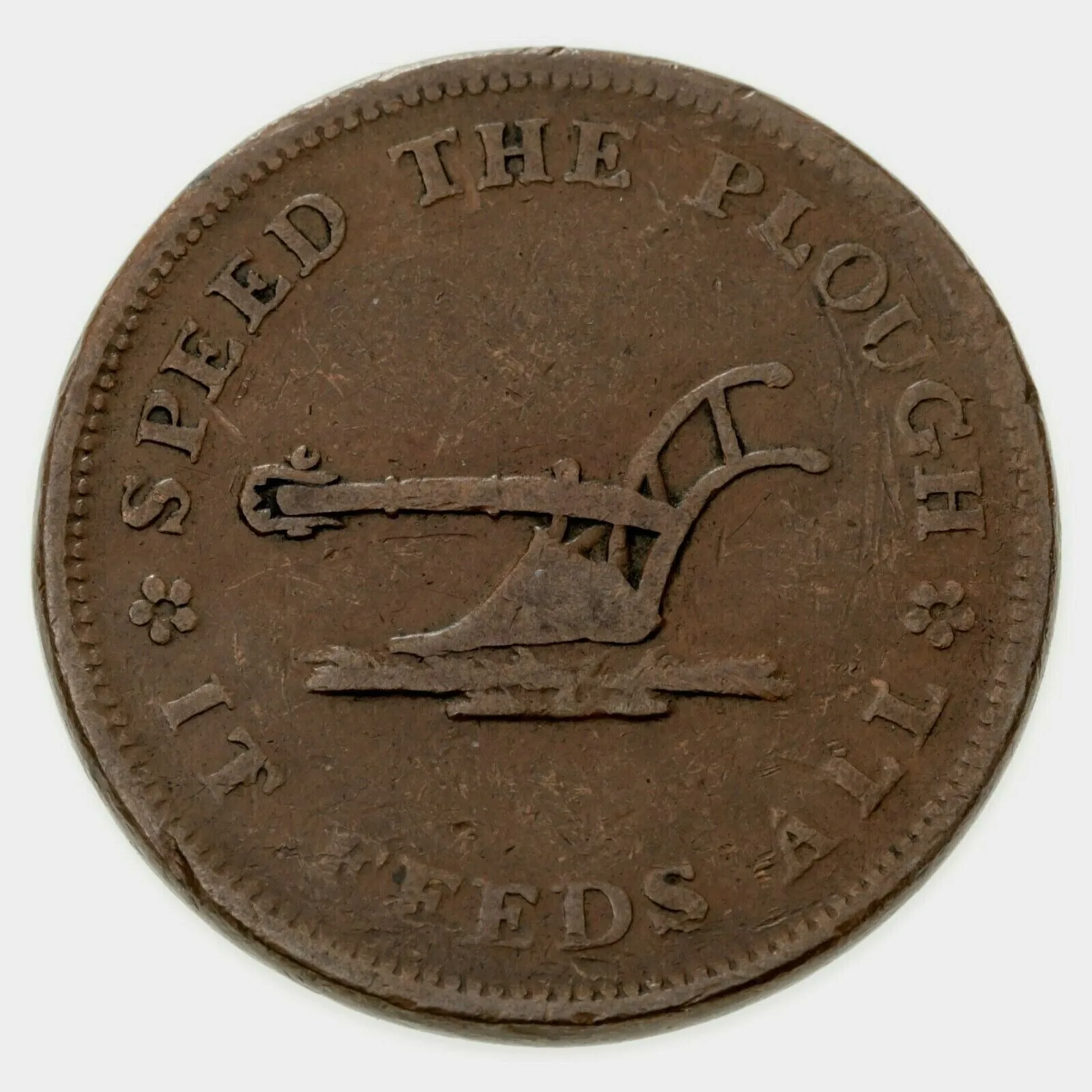 1835 Hard Times Token, LANSINGBRG NY, Walsh's General Store , HT-216