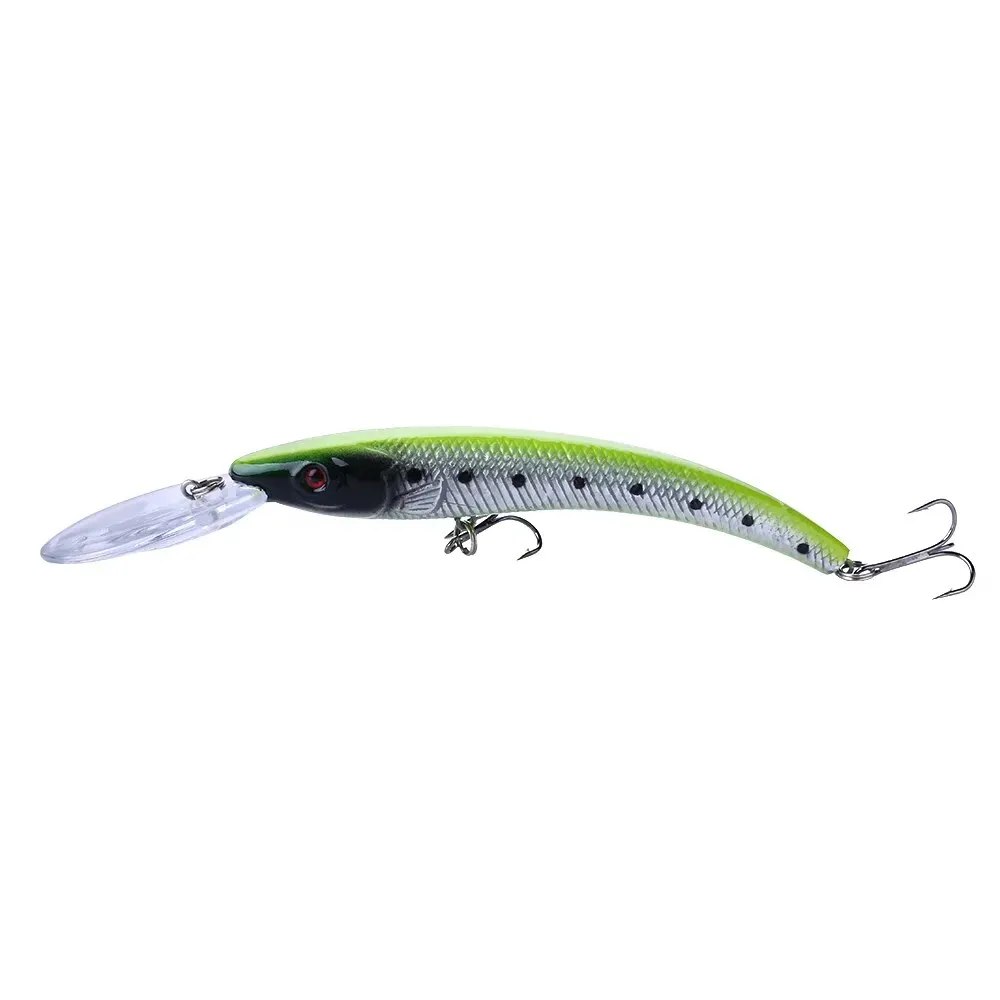 1x 15.5cm / 16.3g Wobbler Fishing Lure Big Crank Bait Minnow Trolling Artificial