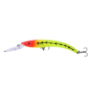 1x 15.5cm / 16.3g Wobbler Fishing Lure Big Crank Bait Minnow Trolling Artificial
