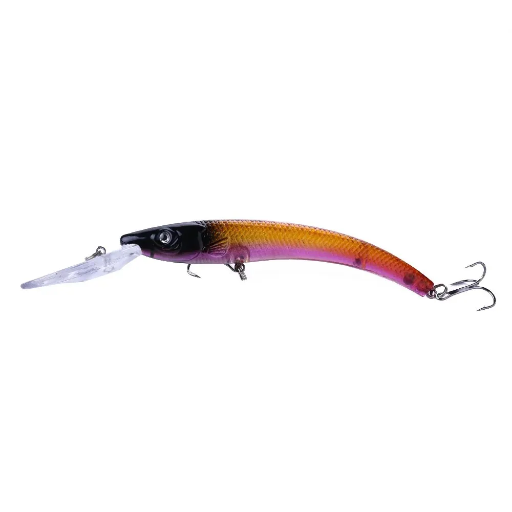 1x 15.5cm / 16.3g Wobbler Fishing Lure Big Crank Bait Minnow Trolling Artificial
