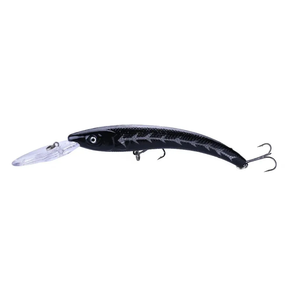 1x 15.5cm / 16.3g Wobbler Fishing Lure Big Crank Bait Minnow Trolling Artificial
