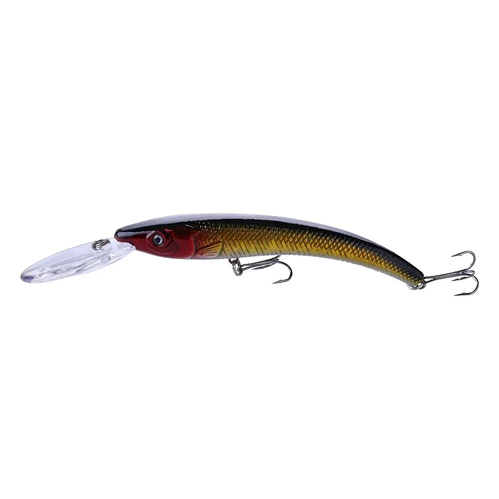 1x 15.5cm / 16.3g Wobbler Fishing Lure Big Crank Bait Minnow Trolling Artificial