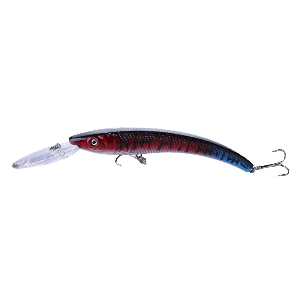 1x 15.5cm / 16.3g Wobbler Fishing Lure Big Crank Bait Minnow Trolling Artificial