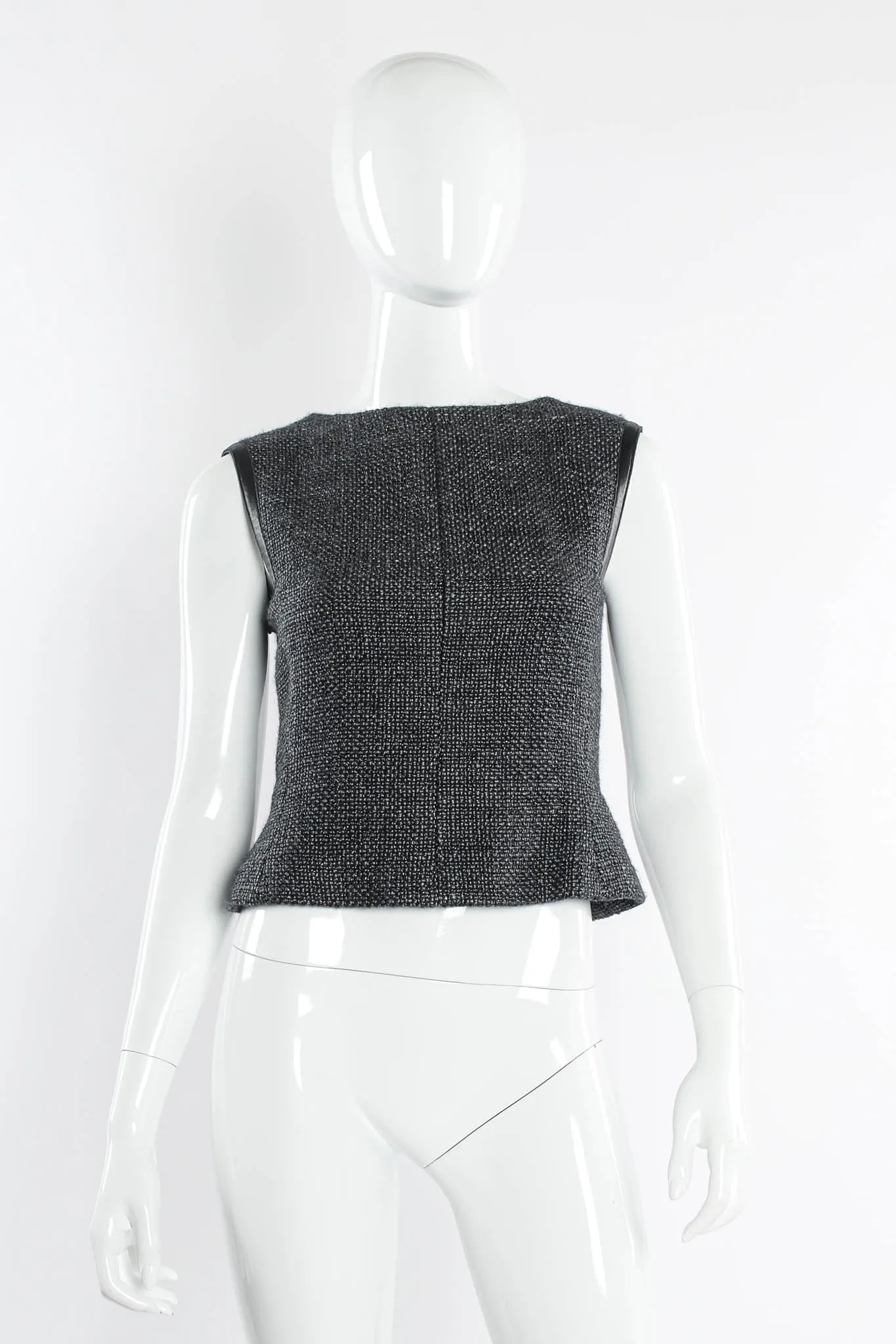2000 Woven Wool Top & Skirt Set