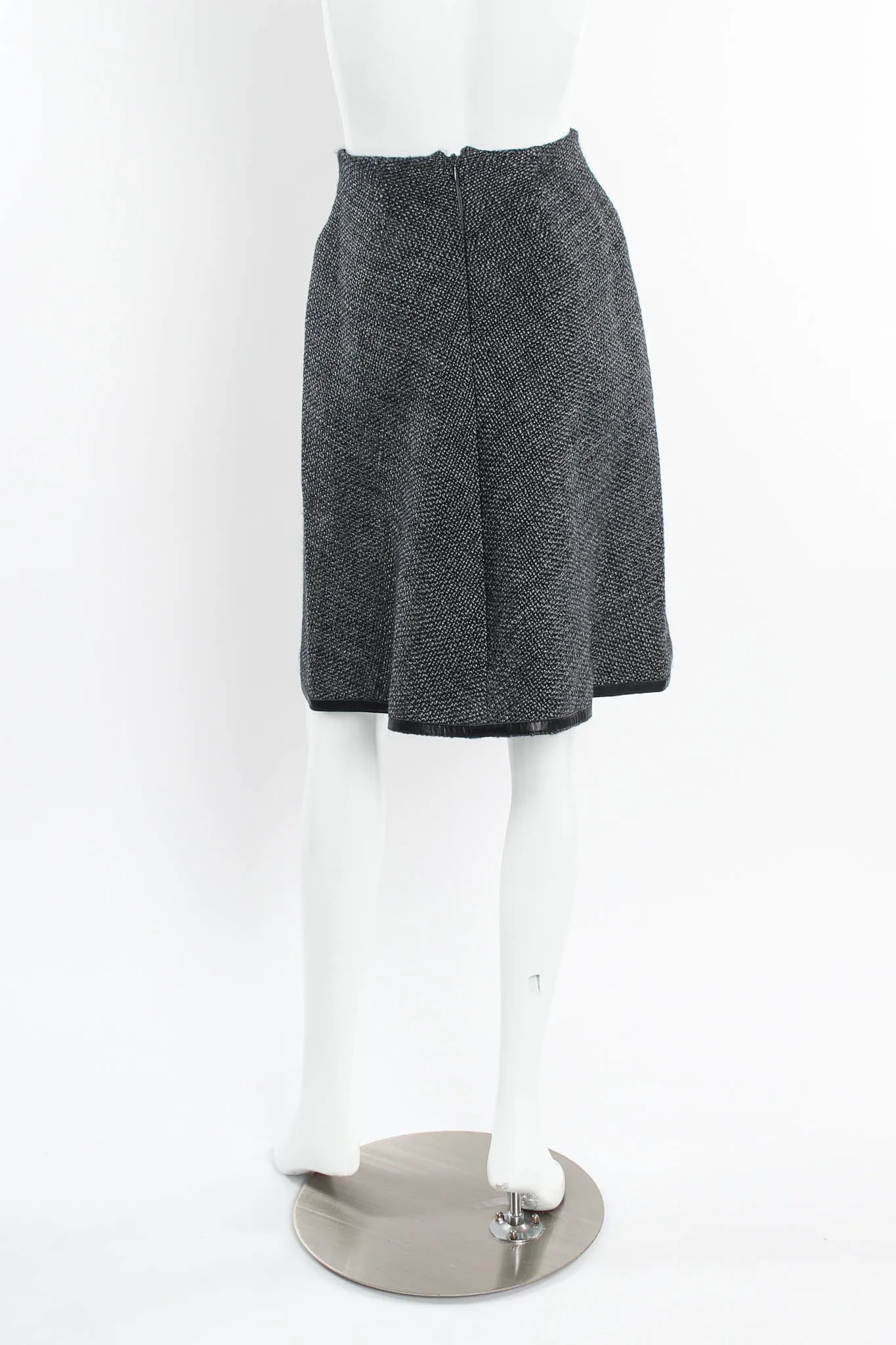 2000 Woven Wool Top & Skirt Set