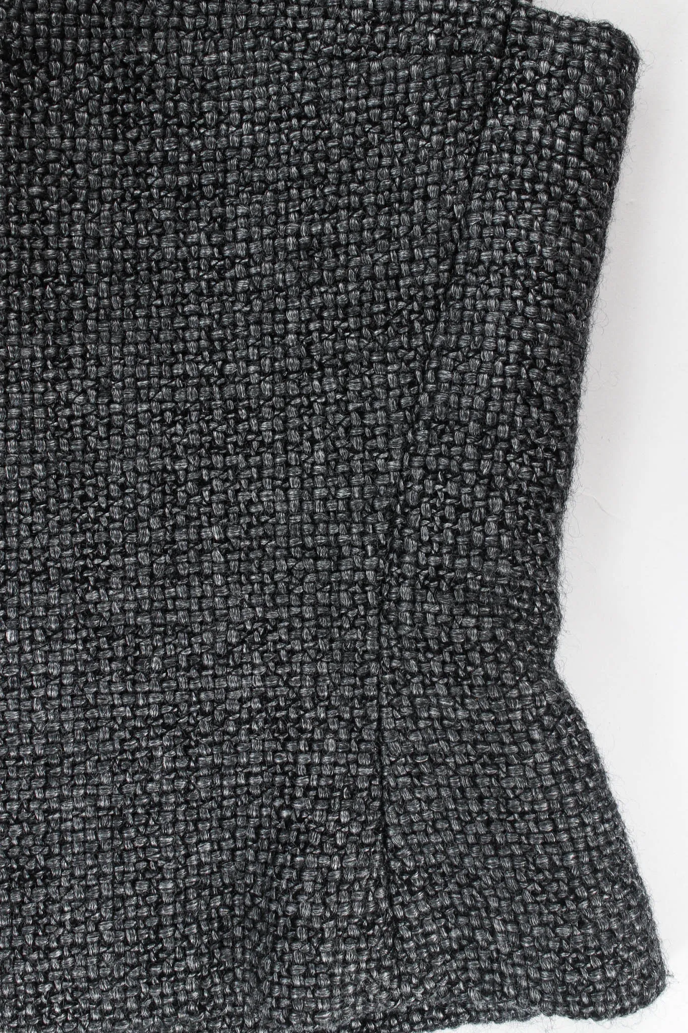 2000 Woven Wool Top & Skirt Set
