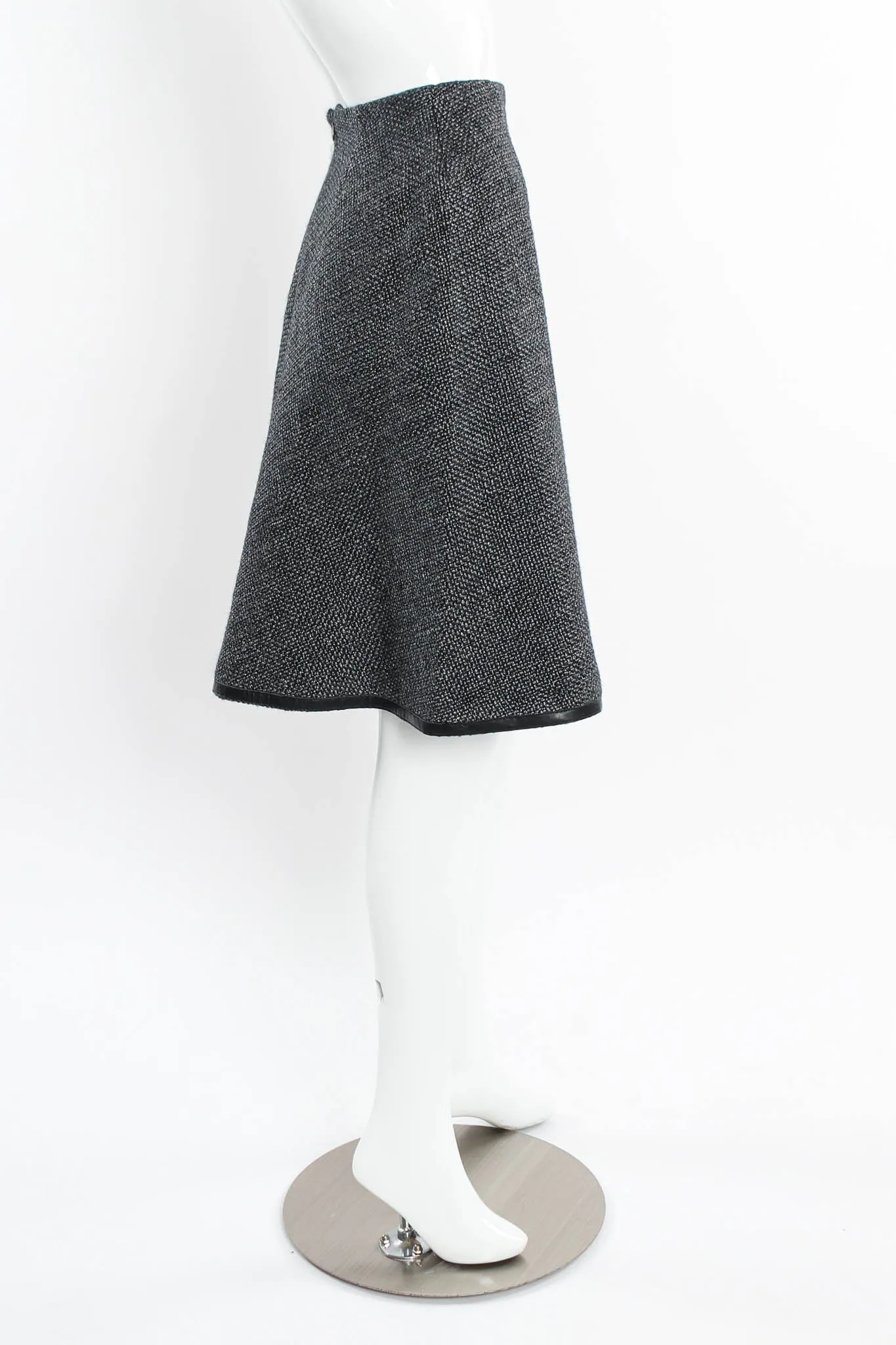 2000 Woven Wool Top & Skirt Set