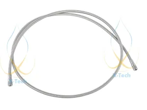 2.0m (78 ") Stainless steel 304 wire braided PTFE hose  for closed loop BHO extractor