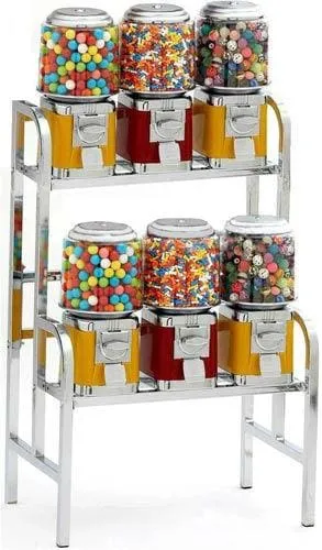24" Chrome Bulk Vending Rack