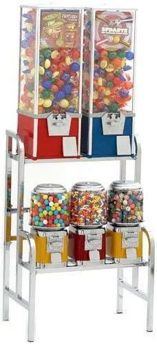 24" Chrome Bulk Vending Rack