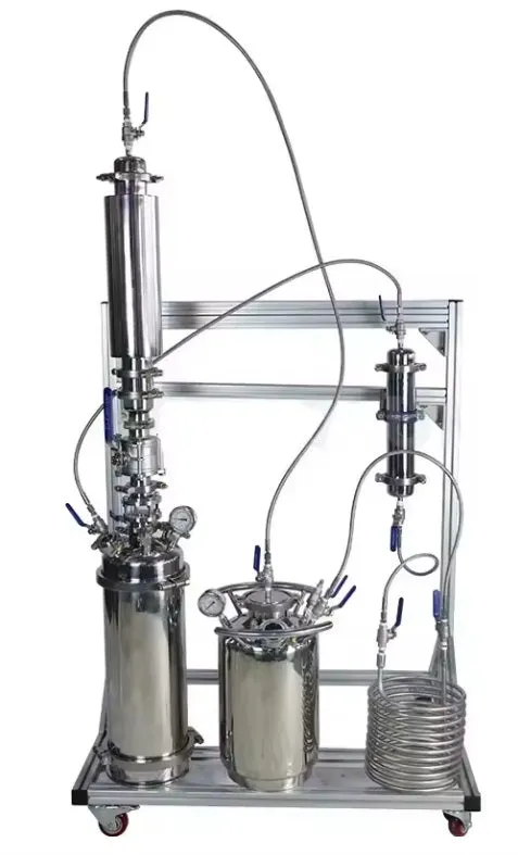 2LB Rack Mounted Viking Closed Loop Extractor System with Dewaxing Column and Chiller