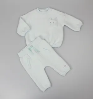 2pc Quilted Jogging Suit Set - Sky (0-9M) (PK6) H13525