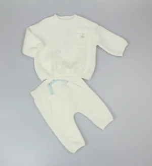 2pc Quilted Jogging Suit Set - Sky (0-9M) (PK6) H13533