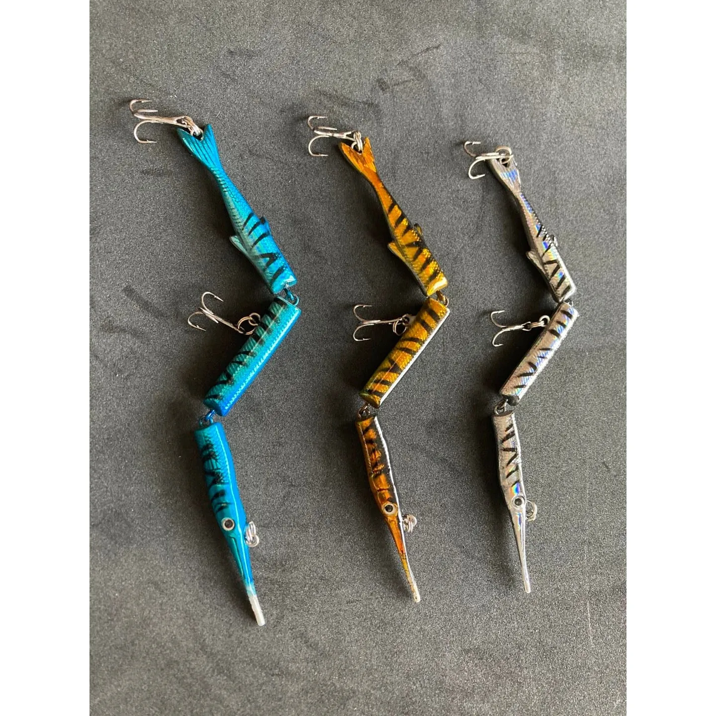3 x Premium Quality Garfish Lures 17cm 7g Fishing Tackle