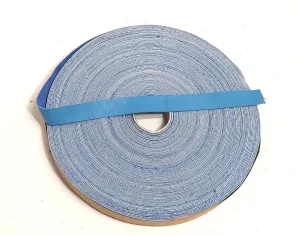3/4" Flat, Cowhide Leather Binding in Sky Blue (5 YDS) 0750NDB trim tape; edge binding; leather tape