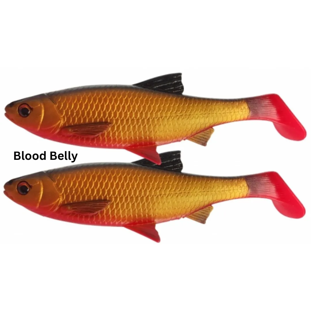 3D River Roach Paddle Tail - BIG PIKE PROMO