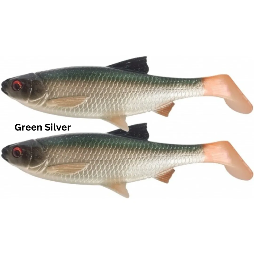 3D River Roach Paddle Tail - BIG PIKE PROMO
