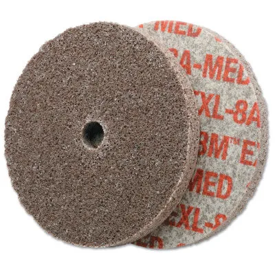 3M™ Scotch-Brite EXL Unitized Deburring Wheel, 6A, 3X1/4X1/4, Medium, Aluminum Oxide, 048011-14067