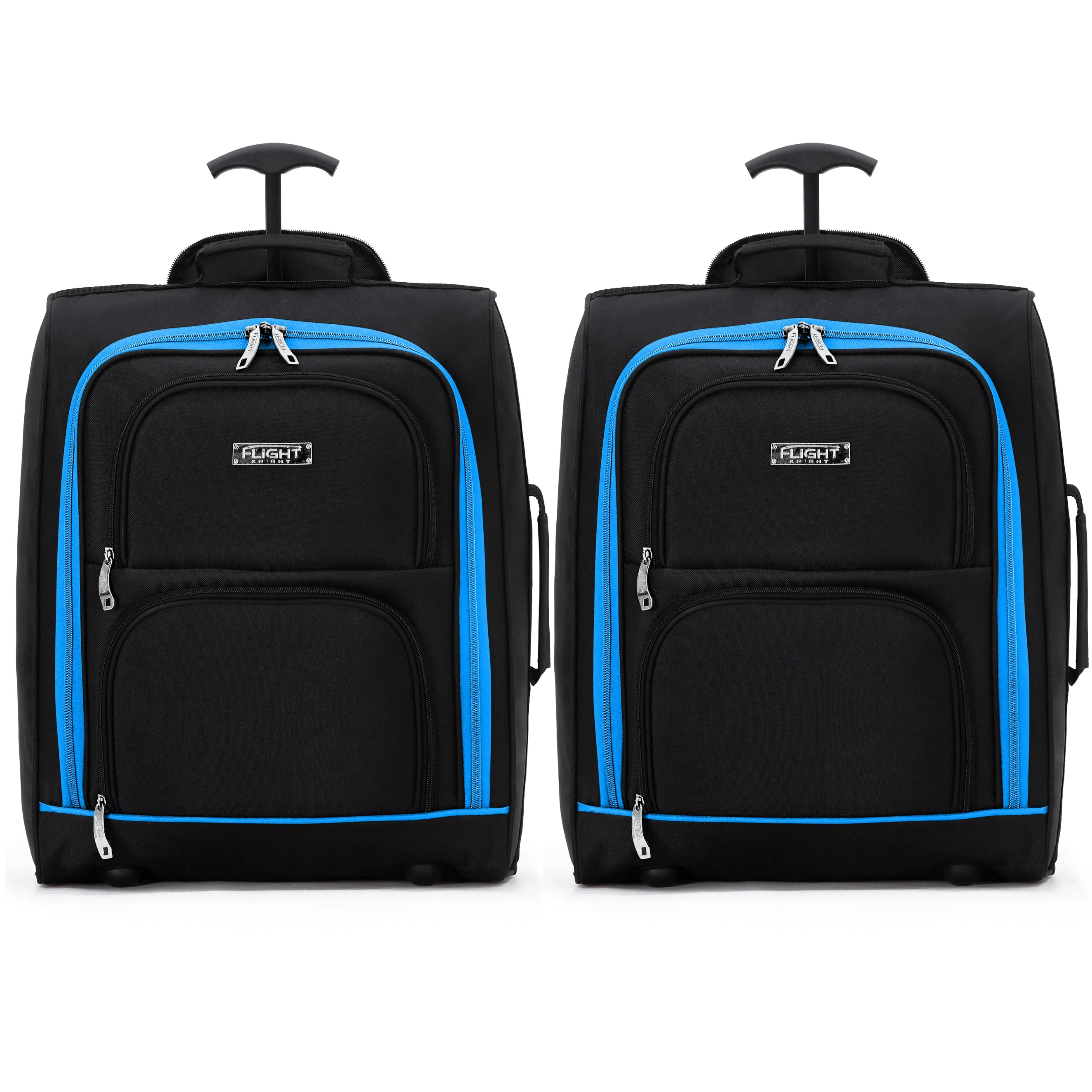 45x36x20cm 2 Wheel Soft Shell Suitcase