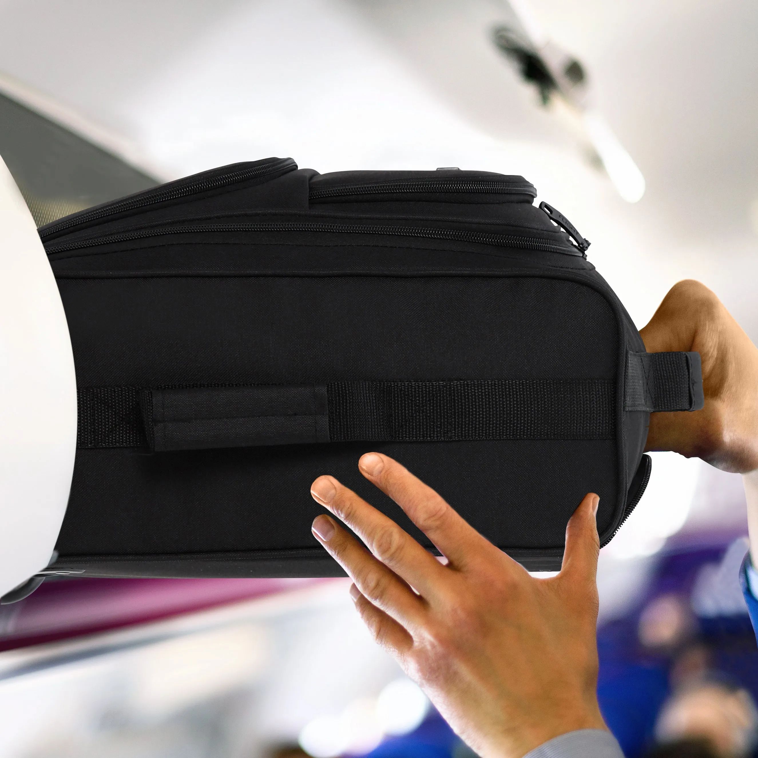 45x36x20cm 2 Wheel Soft Shell Suitcase