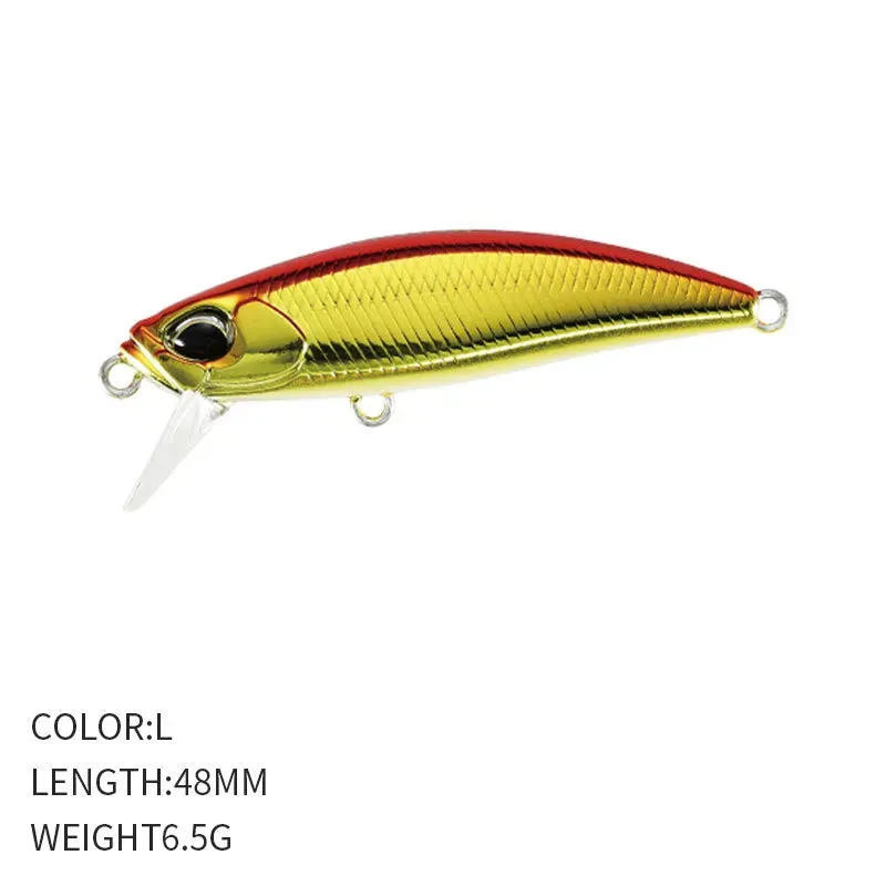 48mm 6.5g Top Hard Fishing Lures Minnow quality herring look Baits Wobblers
