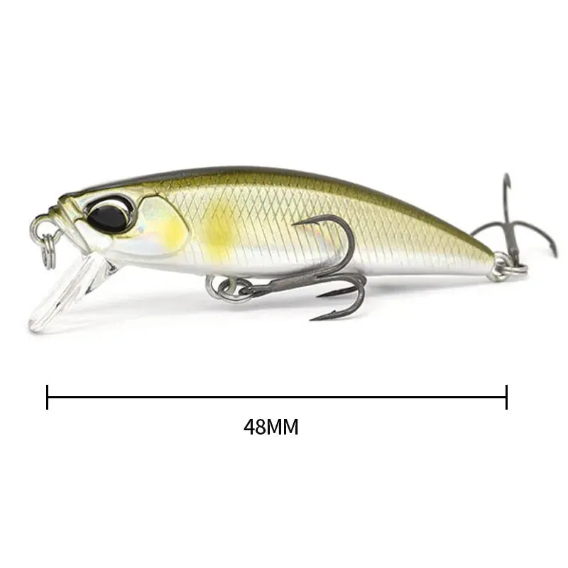 48mm 6.5g Top Hard Fishing Lures Minnow quality herring look Baits Wobblers