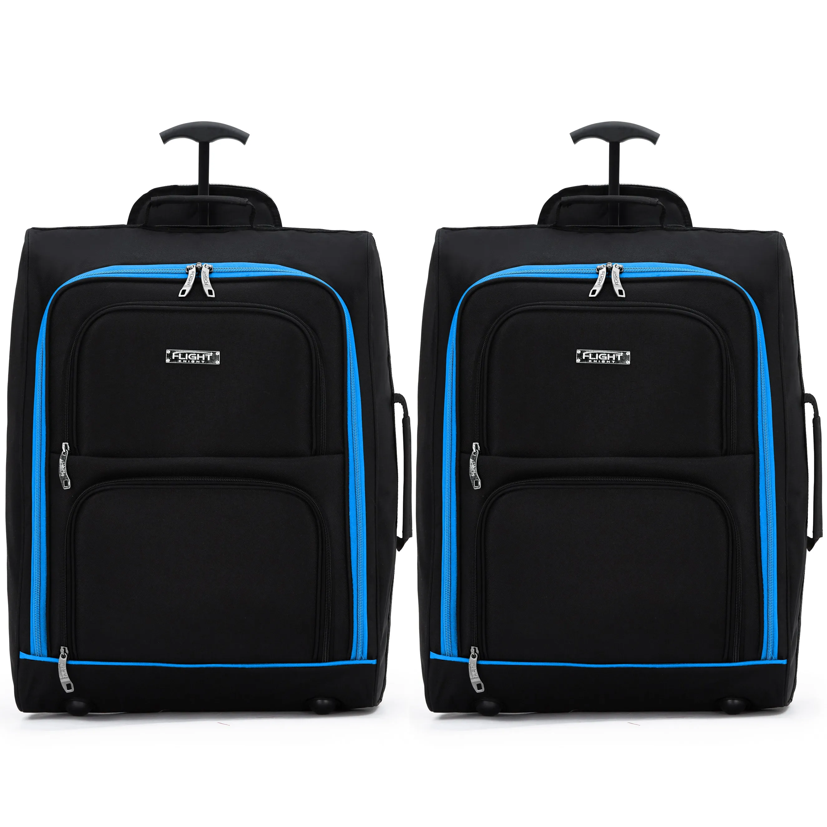 55x40x20cm 2 Wheel Soft Shell Suitcase