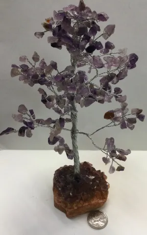 9” Amethyst Tree w/ Amethyst Base