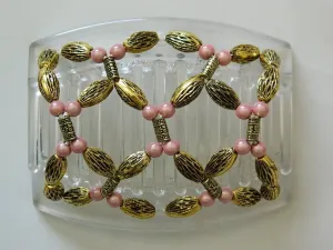 African Butterfly Thick Hair Comb - Ndalena Clear 11