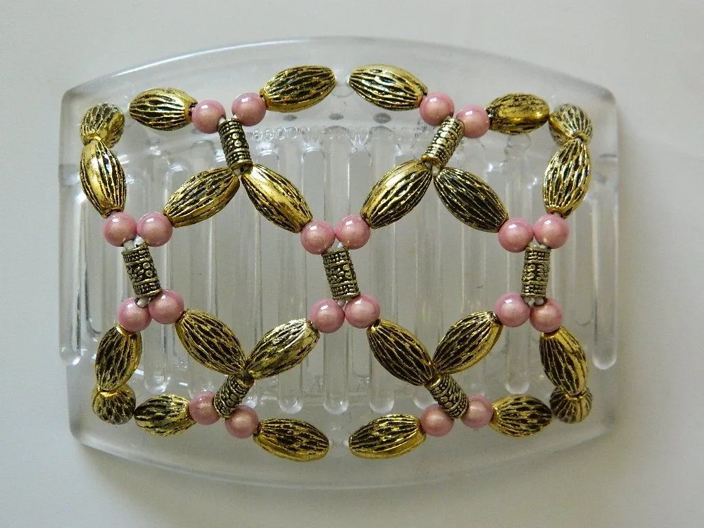 African Butterfly Thick Hair Comb - Ndalena Clear 11