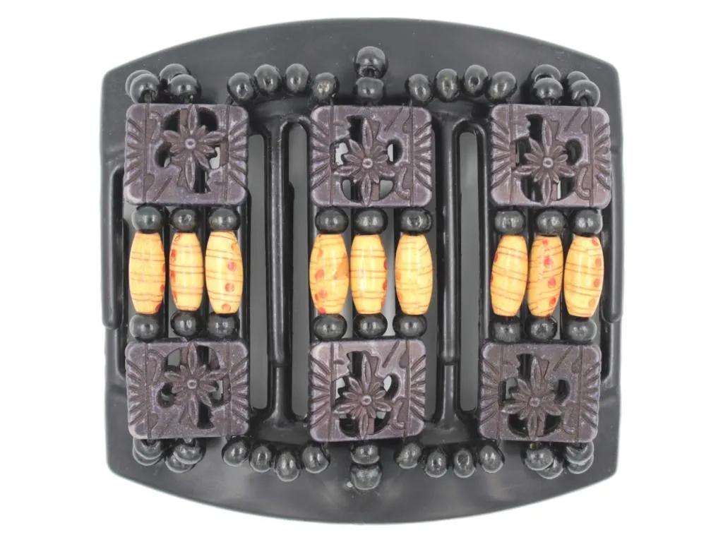 African Butterfly Thick Hair Comb - Tripla Black 20