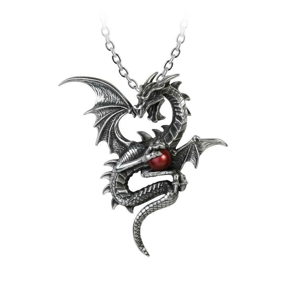 Alchemy Gothic P756  Aethera Draconem Necklace Pendant