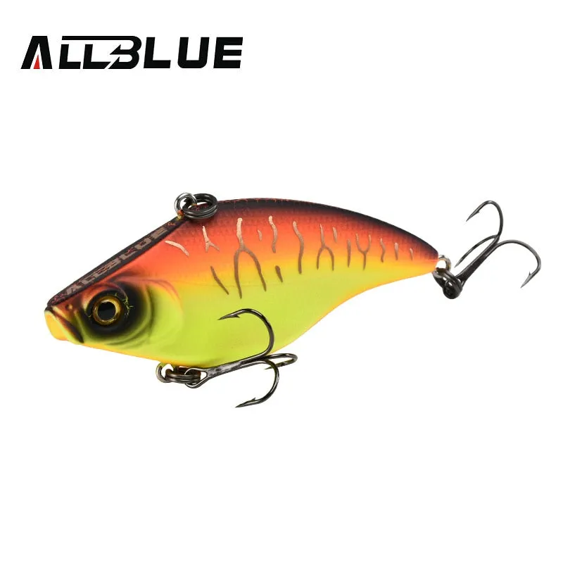 ALLBLUE VIBRATION-X Sinking VIB Fishing Lure Lipless Crankbait Artificial Hard Bait All Depth Fishing Tackle