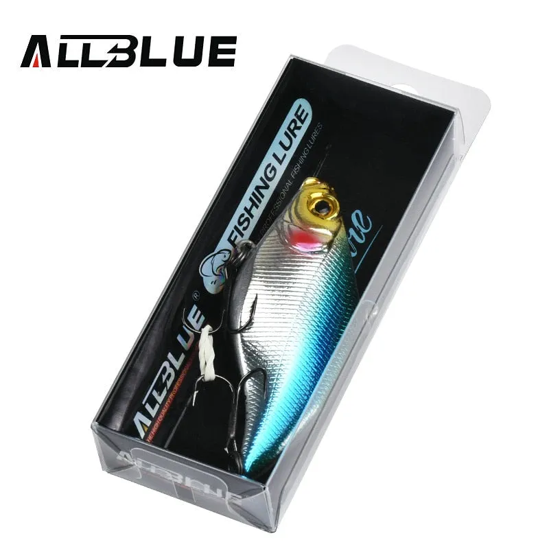 ALLBLUE VIBRATION-X Sinking VIB Fishing Lure Lipless Crankbait Artificial Hard Bait All Depth Fishing Tackle