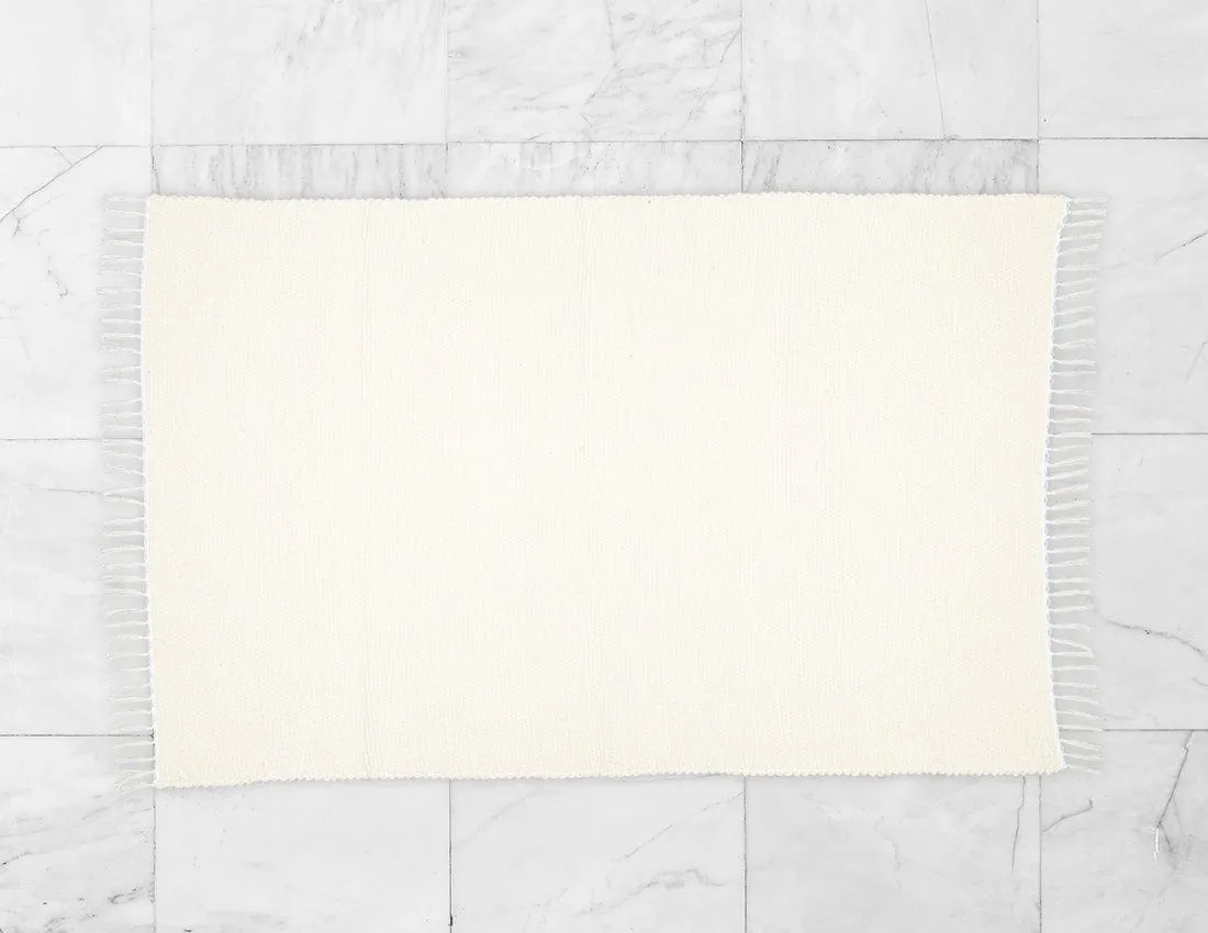Amelia Jackson Cotton Dhurrie Tabby Smooth Natural 75X120 cm SBED013