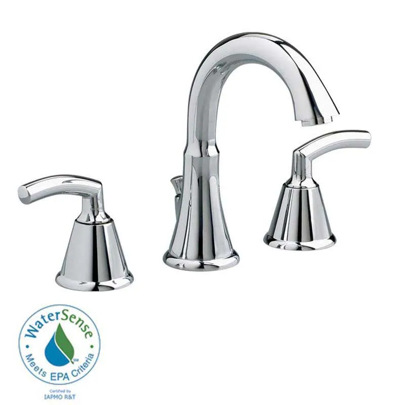 American Standard 7038.801.002 Tropic 8" Widespread 2-Handle Mid Arc Bathroom Faucet in Chrome