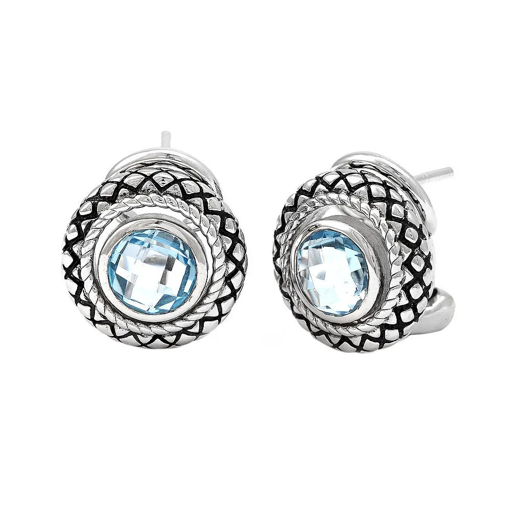 Andrea Candela Blue Topaz Earrings