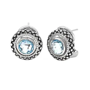 Andrea Candela Blue Topaz Earrings