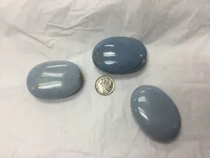 Angelite Palm Stone